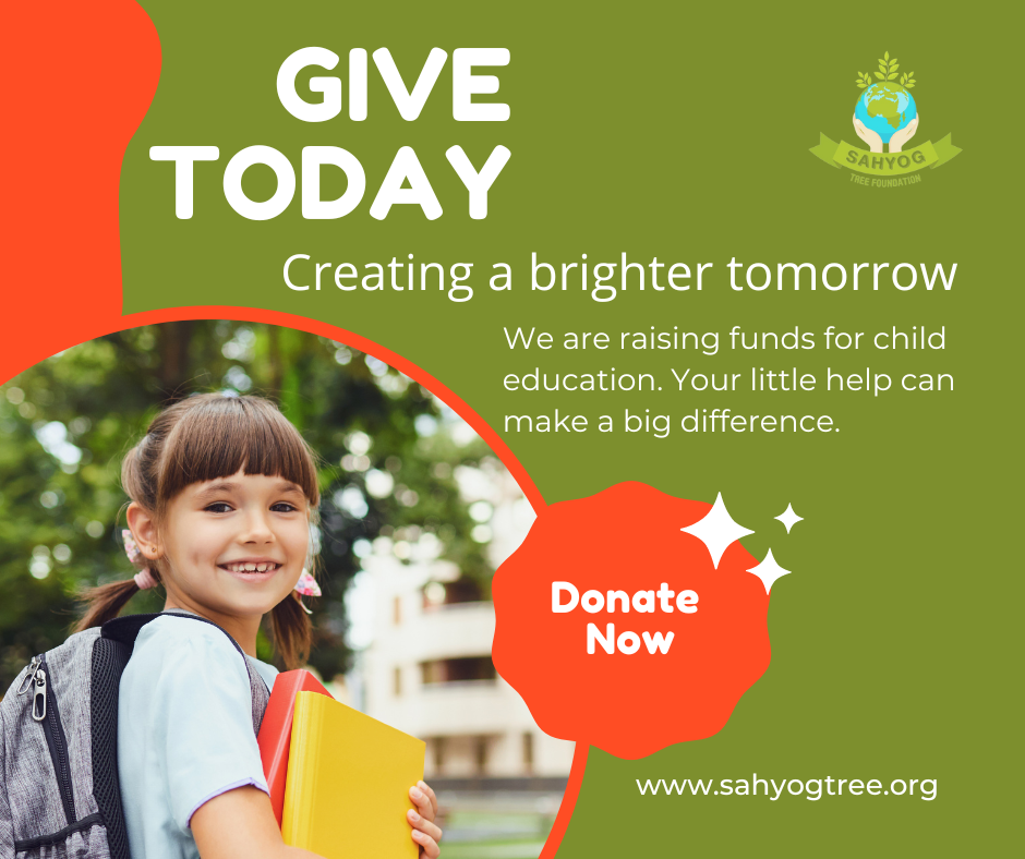 Sahyog Tree Foundation | Donation for child education